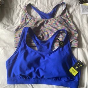 Sports bra, selling both for $15